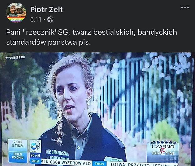 Wpis Piotra Zelta
