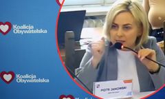 "Niech się pan zamknie". Gwałtowna reakcja burmistrz z KO