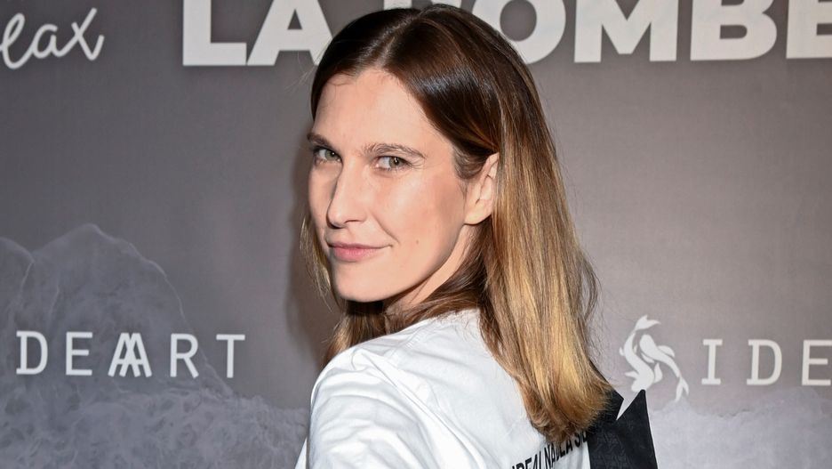 Kamila Kamińska na premierze sztuki