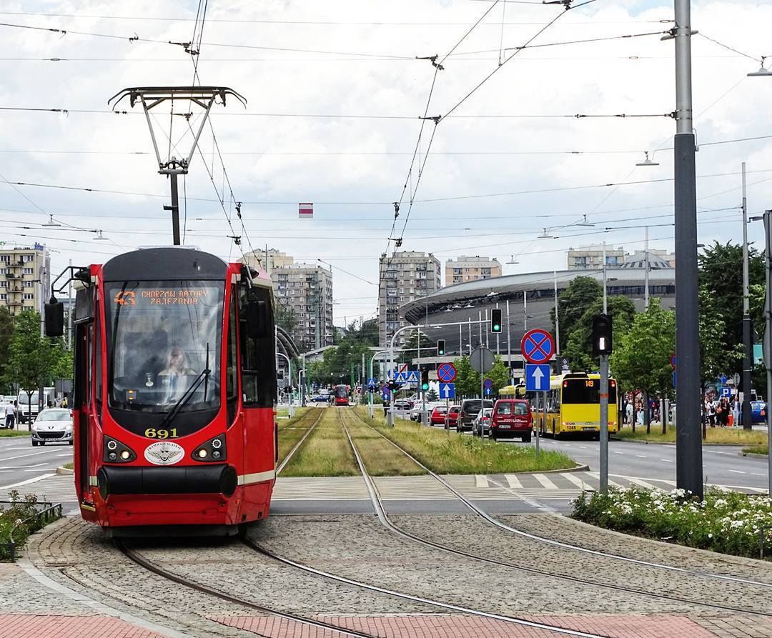 Katowice. W mieście już niedługo powinna się rozpocząć budowa nowej linii tramwajowej.