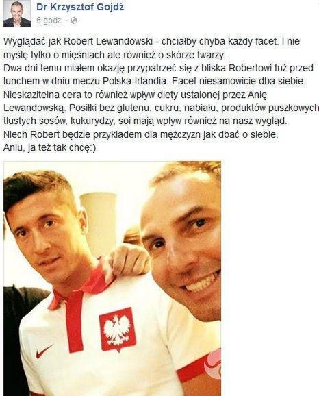 Krzysztof Gojdź (screen Facebook)