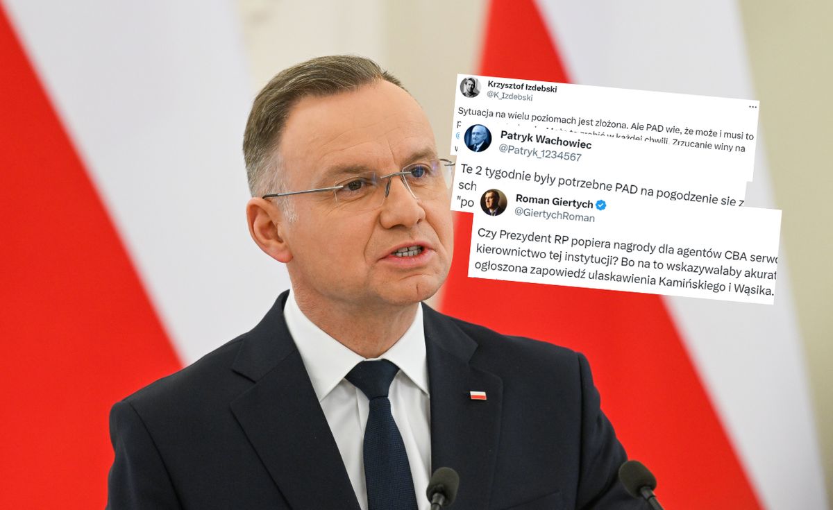 Lawina komentarzy po decyzji Andrzeja Dudy