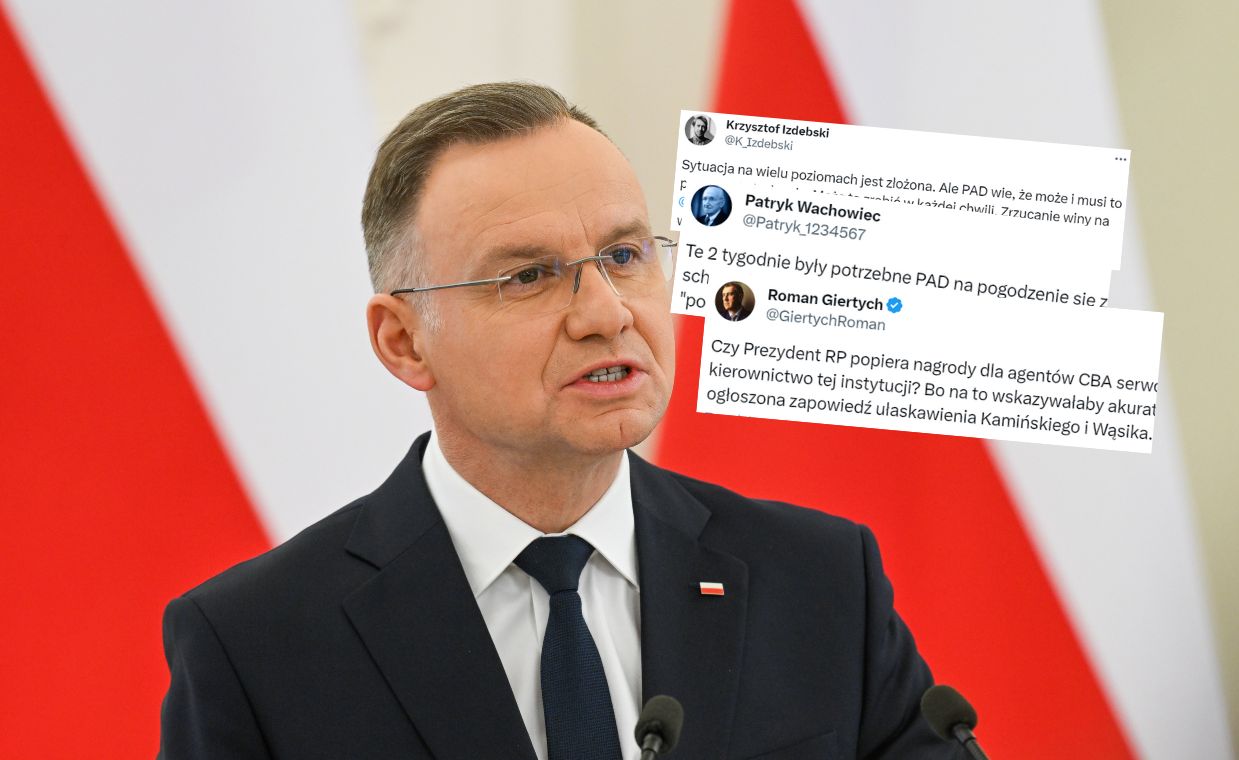 Lawina komentarzy po decyzji Andrzeja Dudy