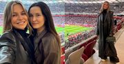 Anna Lewandowska melduje się na meczu Polska-Malta. Zabrała ze sobą partnerkę znanego dziennikarza