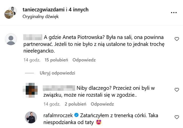 Odpowiedź Rafała Mroczka
