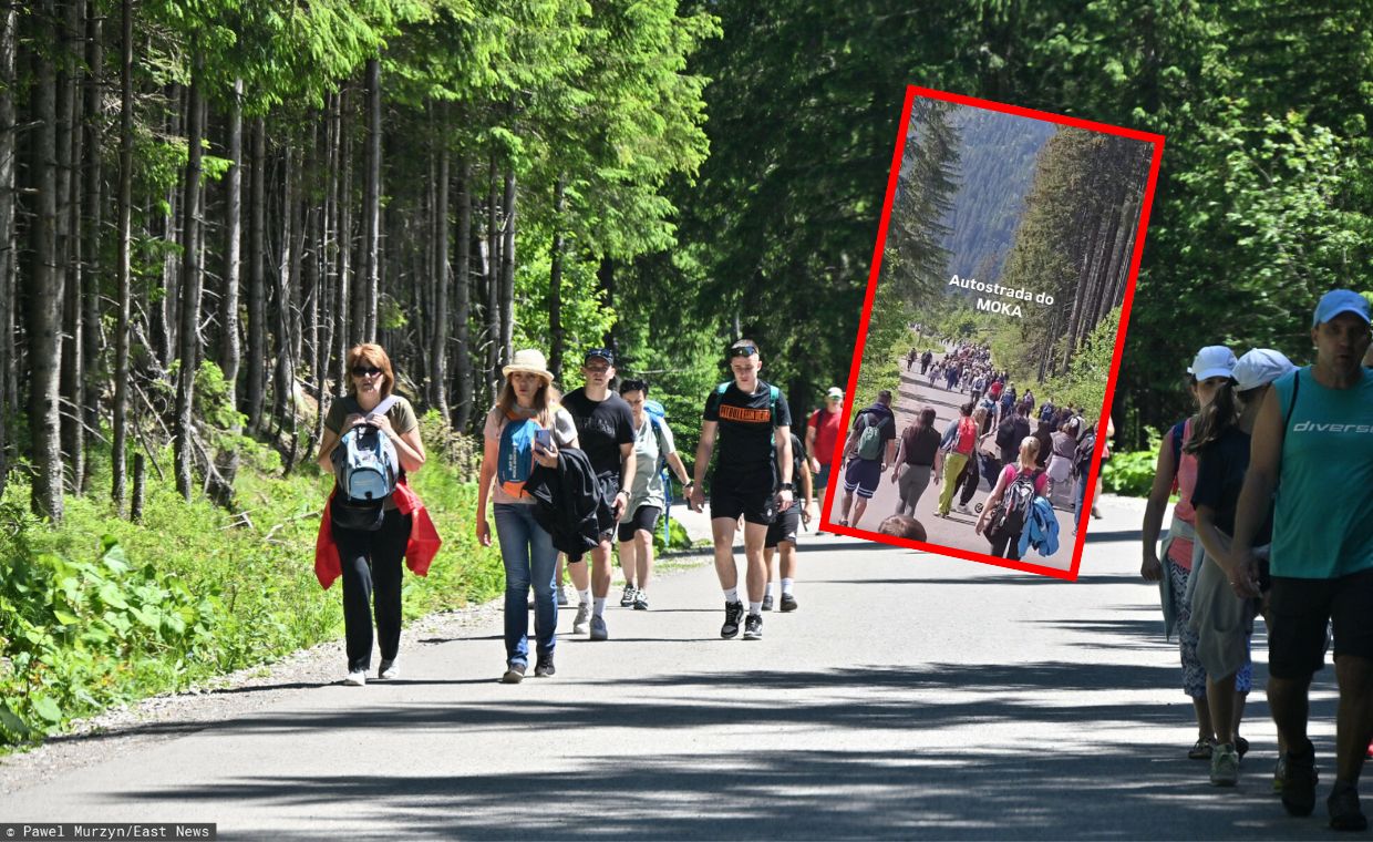 Pokazali trasę na Morskie Oko. "Zero przyjemności"