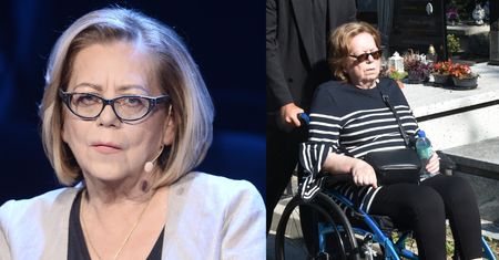 Dawno niewidziana Elżbieta Zapendowska pojawiła się na pogrzebie Soyki