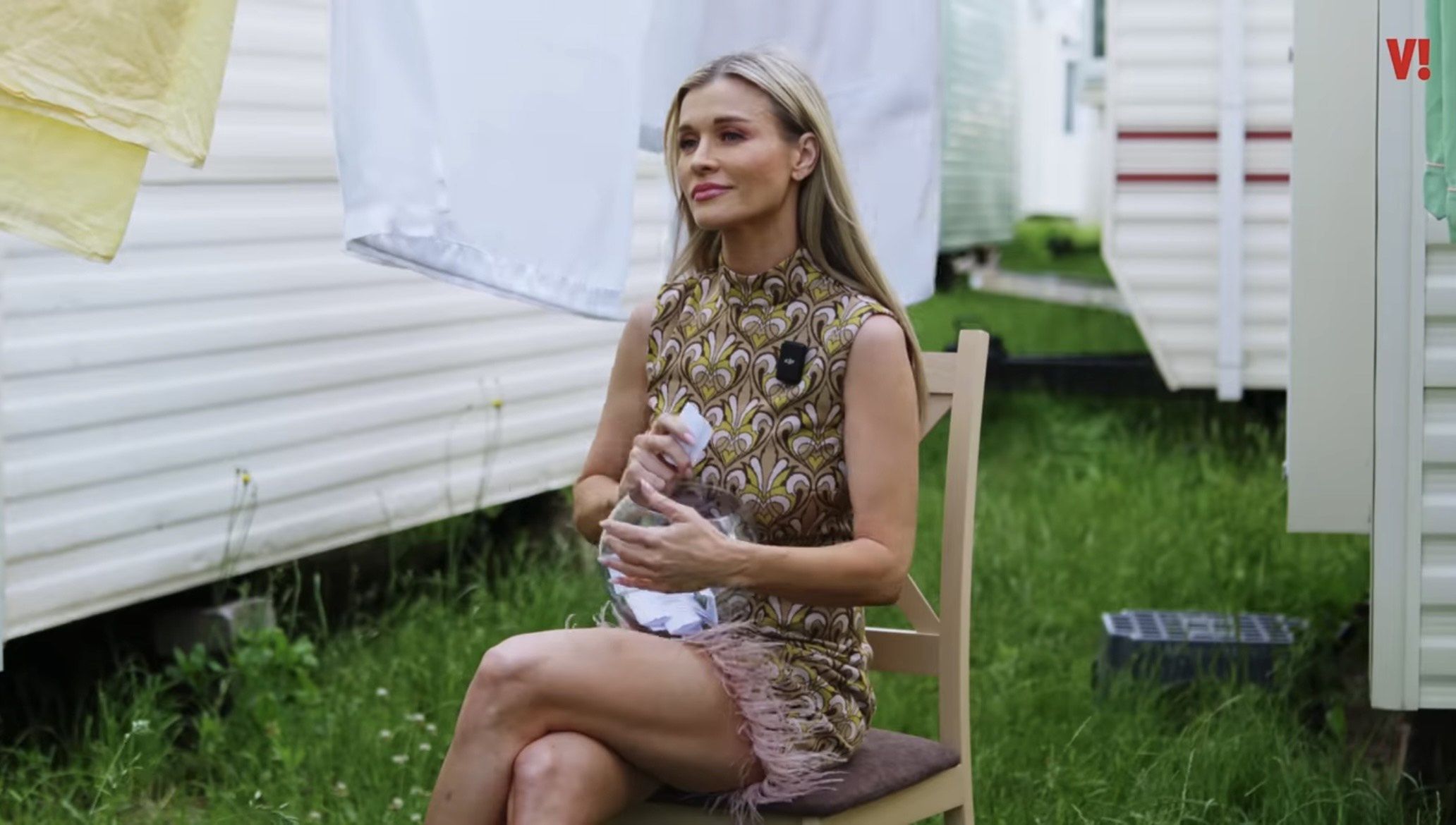 Joanna Krupa podczas rozmowy 