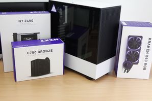 Komputer oparty w całości o komponenty NZXT.