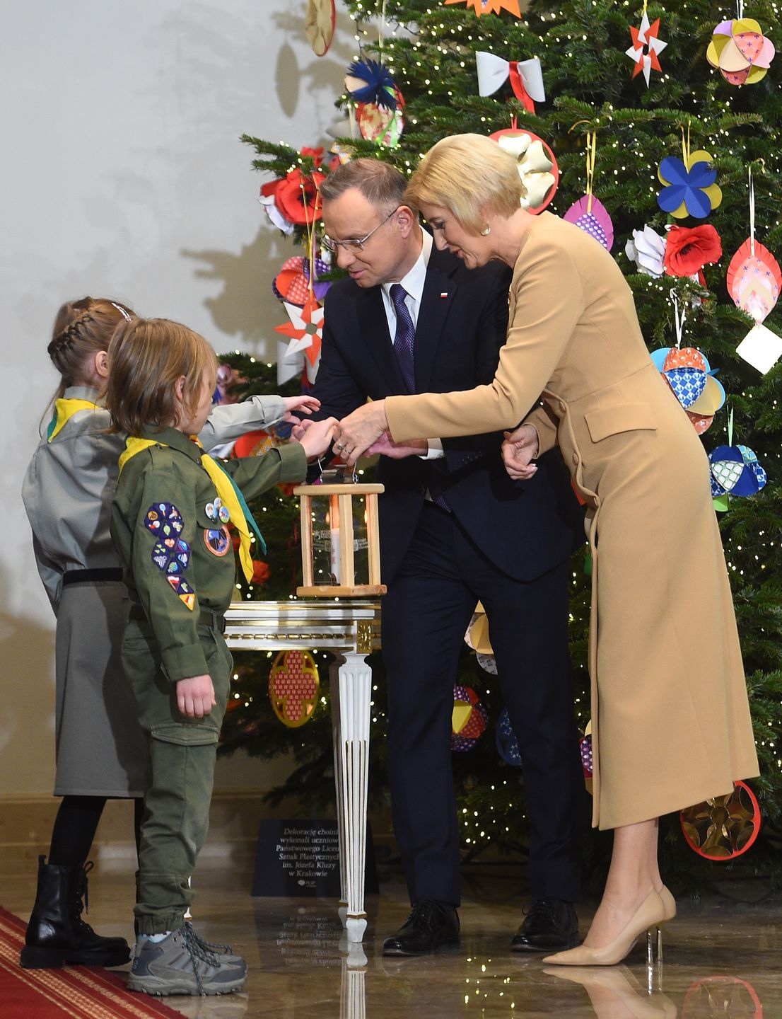 Betlejemskie Światełko w Pałacu Prezydenckim