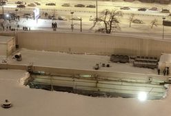 Załamał się dach supermarketu