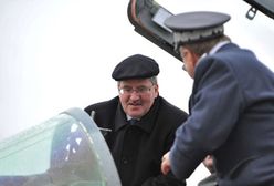 Prezydent u lotników