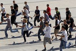 Podskoki przed spodkiem