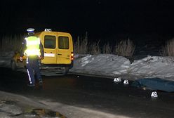 Przejechał po nim samochód