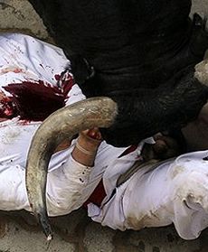 Krwawa jatka w Pampelunie