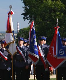 Policjanci na Jasnej Górze