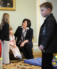 Maluchy u Komorowskich