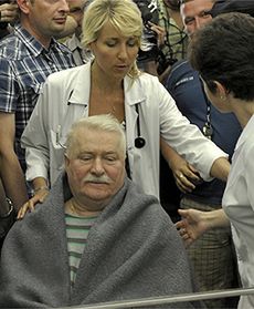 Wałęsa w szpitalu