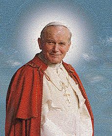 Wielki portret Jana Pawła II