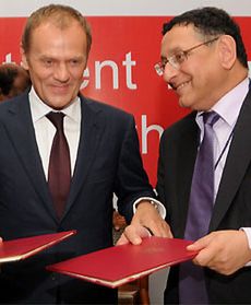 Donald Tusk z wizytą w Indiach