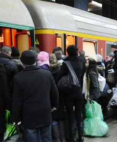 Świąteczne podróże pociągami