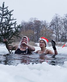 "Morsy" kąpią się w Boże Narodzenie