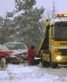 Na drogach bardzo ślisko