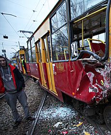 Zderzenie tramwajów