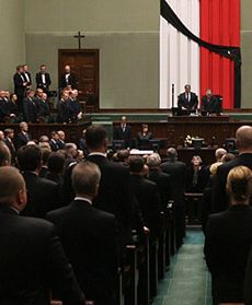 Cały sejm na czarno