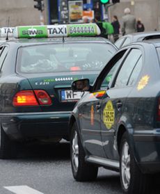 Strajk taksówkarzy