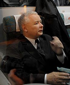 Jarosław Kaczyński w "podróży do zwycięstwa"