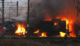 Pożar cystern w Białymstoku