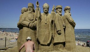 Jan Paweł II... z piachu