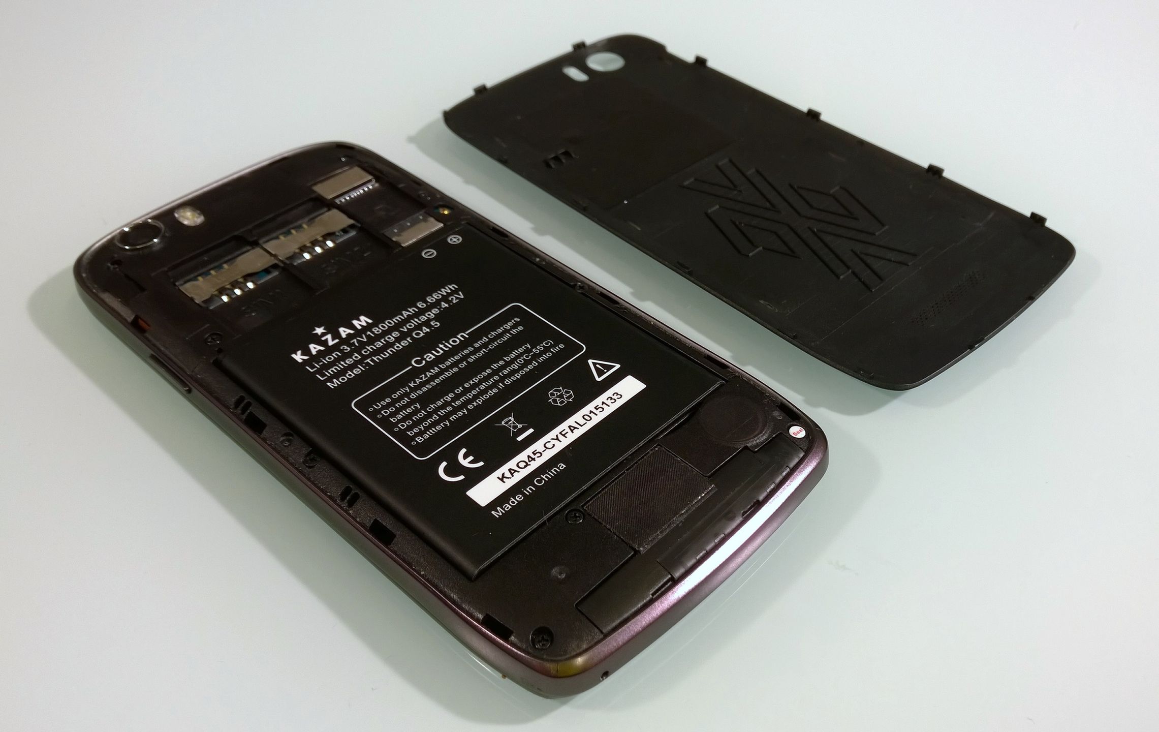 Thunder Q4.5 i Trooper X5.0. Test smartfonów Kazam 6