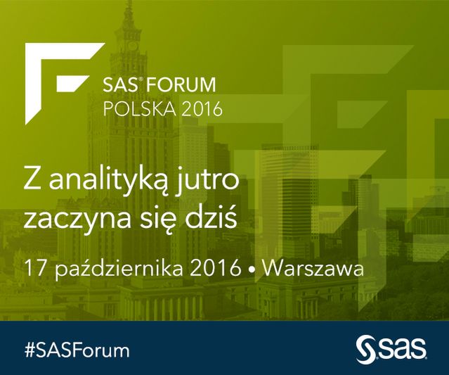 Rusza rejestracja na SAS Forum 2016