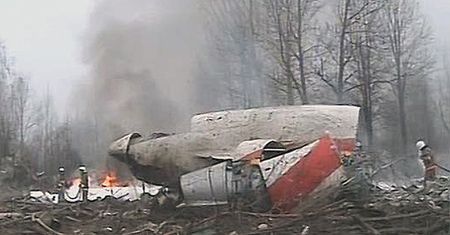 Miejsce tragedii pod Smoleńskiem