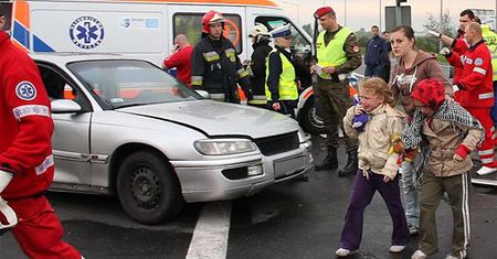 Przerażający wypadek na drodze