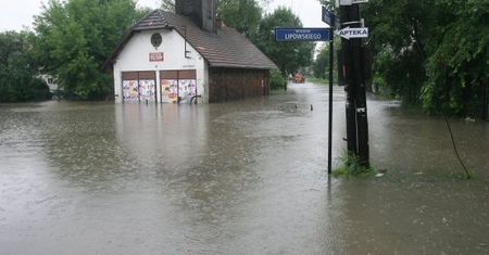 Woda zalała ulice Krakowa