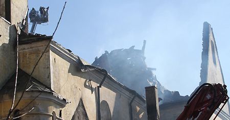 Pożar w klasztorze