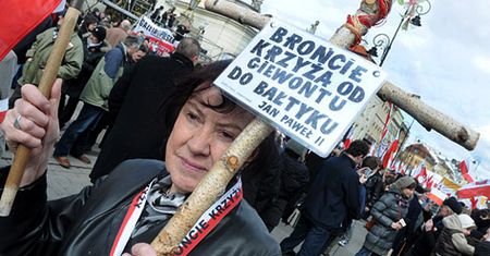 Tłumy przed Pałacem Prezydenckim