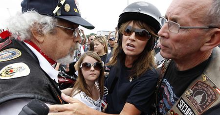 Sarah Palin na motorze