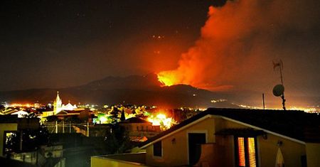 Etna znów groźna