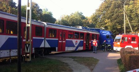 Groźny wypadek na torach