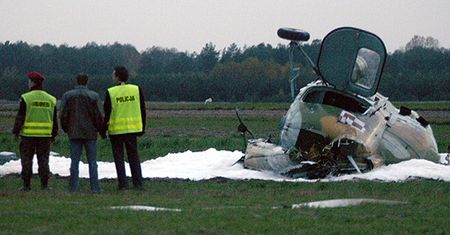 Wypadek wojskowego śmigłowca