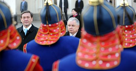 Lech Kaczyński w Mongolii