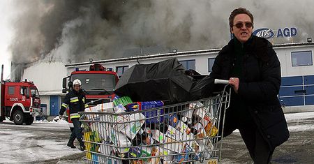 Pożar hipermarketu