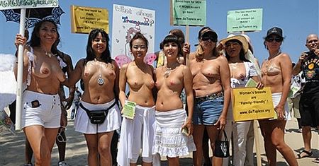 Nagi protest w Los Angeles