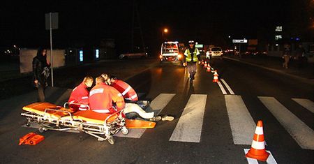 Trzy osoby potrącone na przejściu dla pieszych