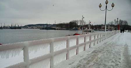 Śnieg zamiast piasku