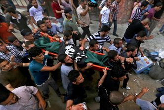 Palestyński nastolatek spłonął żywcem